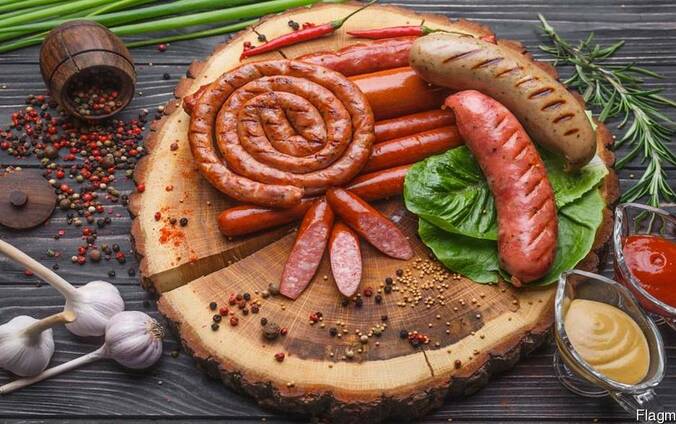 Big Variety of Sausages