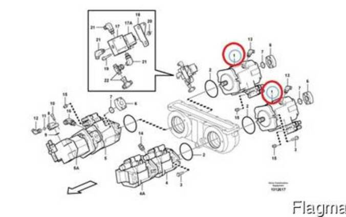 Volvo A35 / A40 Насос гидравлический
