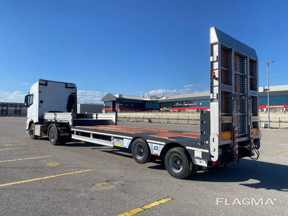 2-осный низкорамный трал/2-axle low loader trailer