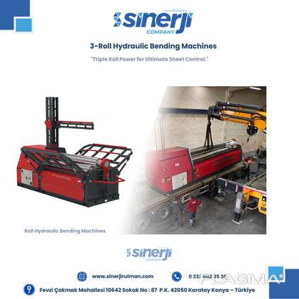 3-х вальковые гидравлические листогибочные вальцы