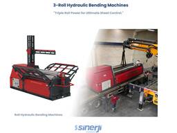 3-х вальковые гидравлические листогибочные вальцы