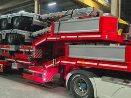 4-осный низкорамный трал/4-axle low loader trailer