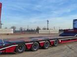 4-осный низкорамный трал/4-axle low loader trailer - фото 1