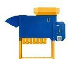 Aerodynamic grain separator