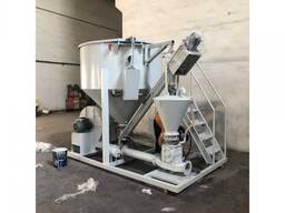 Asphalt plant fiber granul dosing system
