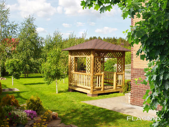 Беседки деревянные