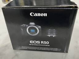 Canon EOS R50 Aynasız Fotoğraf Makinesi, 18-45mm Objektifli (Siyah)