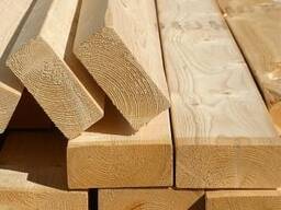 Dry technically dried boards of coniferous species