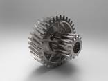 Gearwheel, gear, staft gear, toothed crown, gear box - photo 1