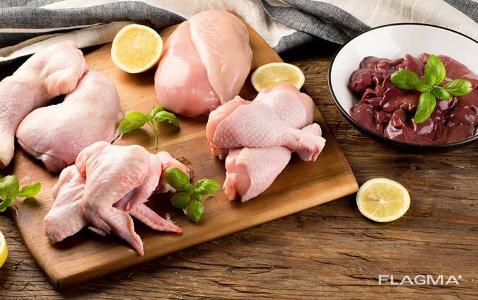 Halal Frozen Chicken, Thigh, Back quarter, Wings , Fillet IPBF , IQF, BF. Ukraine !!