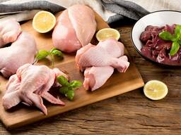 Halal Frozen Chicken, Thigh, Back quarter, Wings , Fillet IPBF , IQF, BF. Ukraine !!