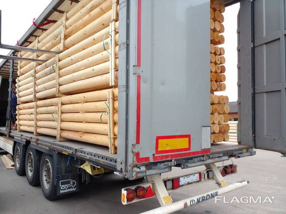 Колья деревянные оцилиндрованные