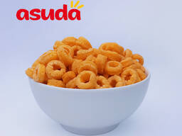 Кукурузные колечки со вкусом апельсина, клубники, яблока, ванили