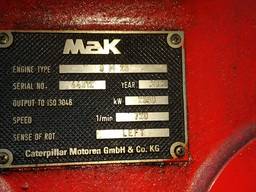 MAK 9M 25 Diesel Generator