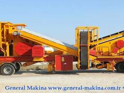 Мобильная сортировочно дробильная оборудования General 01.