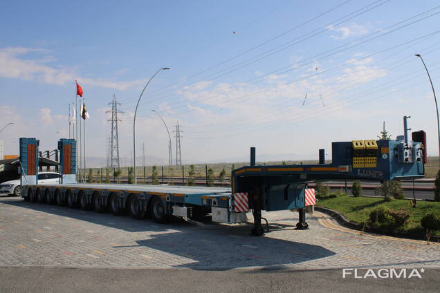 Низкорамный полуприцеп трал 10 осный\Lowbed semitrailer 10 axles