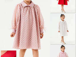 Платье-бисер с камушками на воротнике