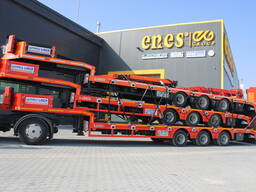Lowbed semi trailer 4 ax. Полуприцеп трал 4 осный с Турции по Евро стандарту