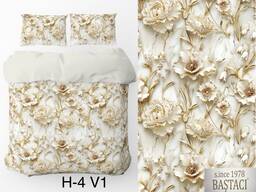 Постельные комплекты 3д-5д хлопок,4 наволочки