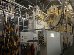 Продам Линия нанесения неиспользованных порошковых покрытий (японское производство,