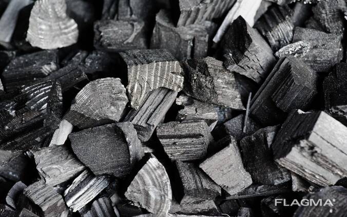 Produce hardwood coal