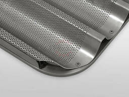 Противень алюминиевые перфорированные для багет