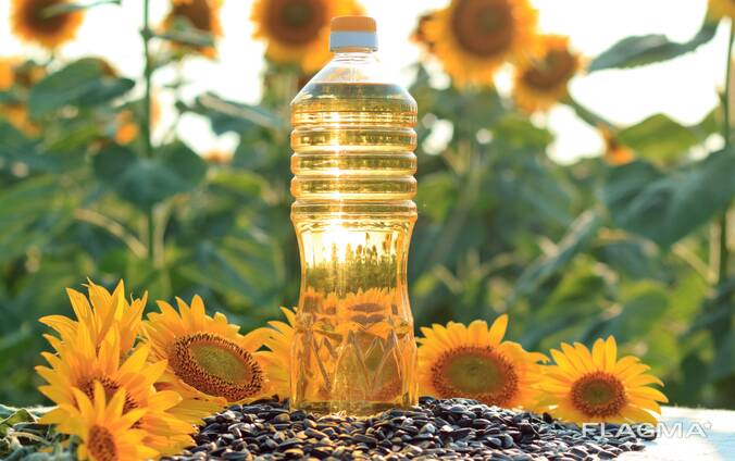 Refined/crude sunflower oil
