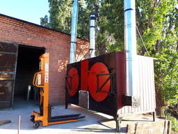 The charcoal kiln – “Farmer Standard Plus- K” with boiler