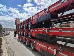 Трал низкорамный полуприцеп 4 оси телескоп - Lowbed