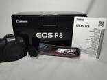 Yepyeni Canon EOS R8 Tam Kare Aynasız Fotoğraf Makinesi Gövdesi Siyah - photo 1