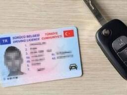 Замена водительского удостоверения в Турции